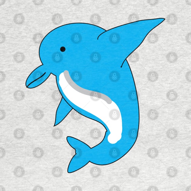 Cute dolphin doodle design by 4wardlabel